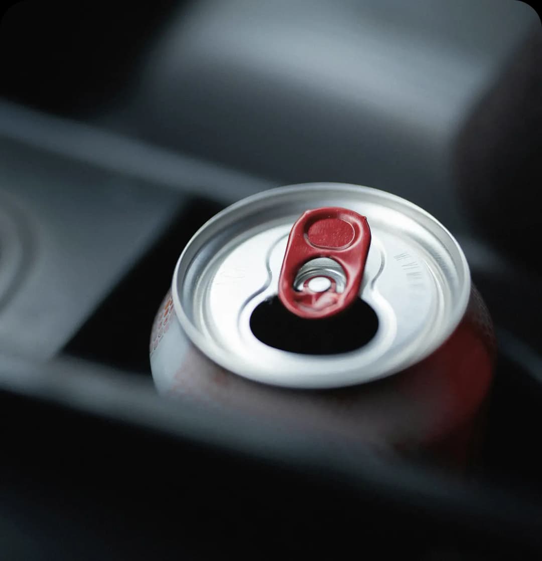 Business background Cans